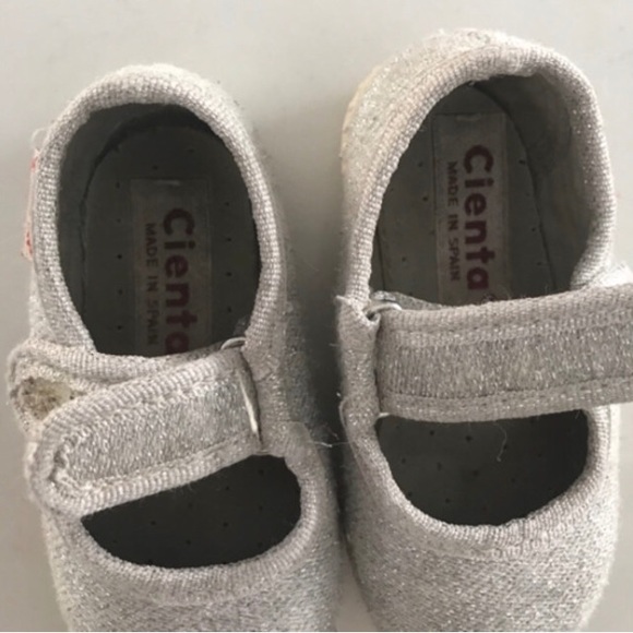 Cienta Size 19 Baby Size 4 - Silver Glitter - Picture 4 of 5
